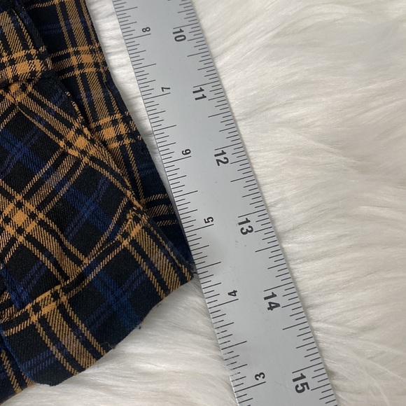 plaid dickies ankle pants juniors size 3 - Picture 9 of 12